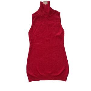 Sunday Edition Wishes Sleeveless Sweater Dress Turtleneck Medium MSRP: $54.99